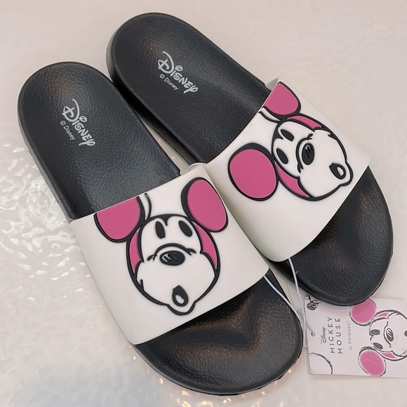 NWT Disney “Pop Art” Style Limited Edition Mickey Mouse Slide Sandals - Picture 3 of 6